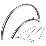 Dia-Compe ENE F-1 alloy mudguards for road bikes, fits 700x23C to 700x28C tires, lightweight bike accessories