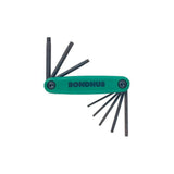 Bondhus TORX Gorilla Grip Fold-Up Multi-Tool T6-T25 for disc brake and suspension work, compact workshop tool with fold-up design.