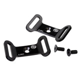 Problem Solvers Bowtie Strap Anchors for bikepacking cages, durable accessories for securing cargo on bike mounts.