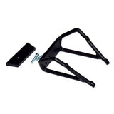 Passport Passport Double Back Mount for two bottle cages on saddle rails, bike accessory in black metal with mounting hardware.
