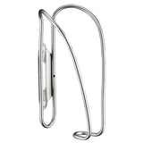 Dia-Compe ENE stainless steel bike water bottle cage holder attached to a bicycle frame, designed for secure hydration access.