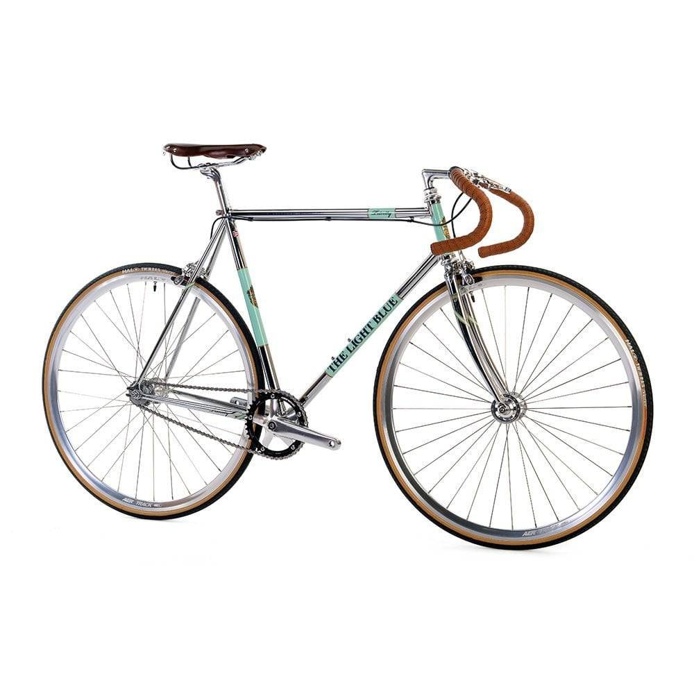 Light Blue Trinity Pista Fixie Bike