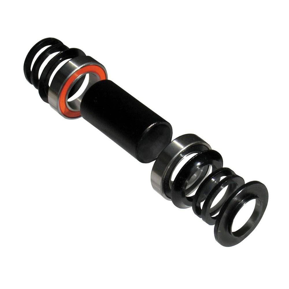 Gusset Components Spanish Bottom Bracket Set with 19mm spanner, spacer, and bearings for bike maintenance and repair.