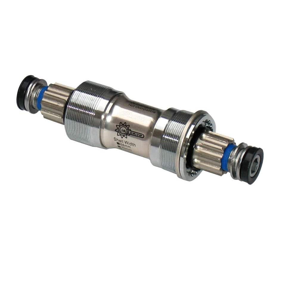 Gusset Components Trident ISIS BB bottom bracket with triple sealed bearings and E-Type compatibility for bike cranks