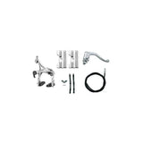 Dia-Compe track brake set with BRS 101 dual pivot caliper and adaptor plate, shown mounted on a bicycle.