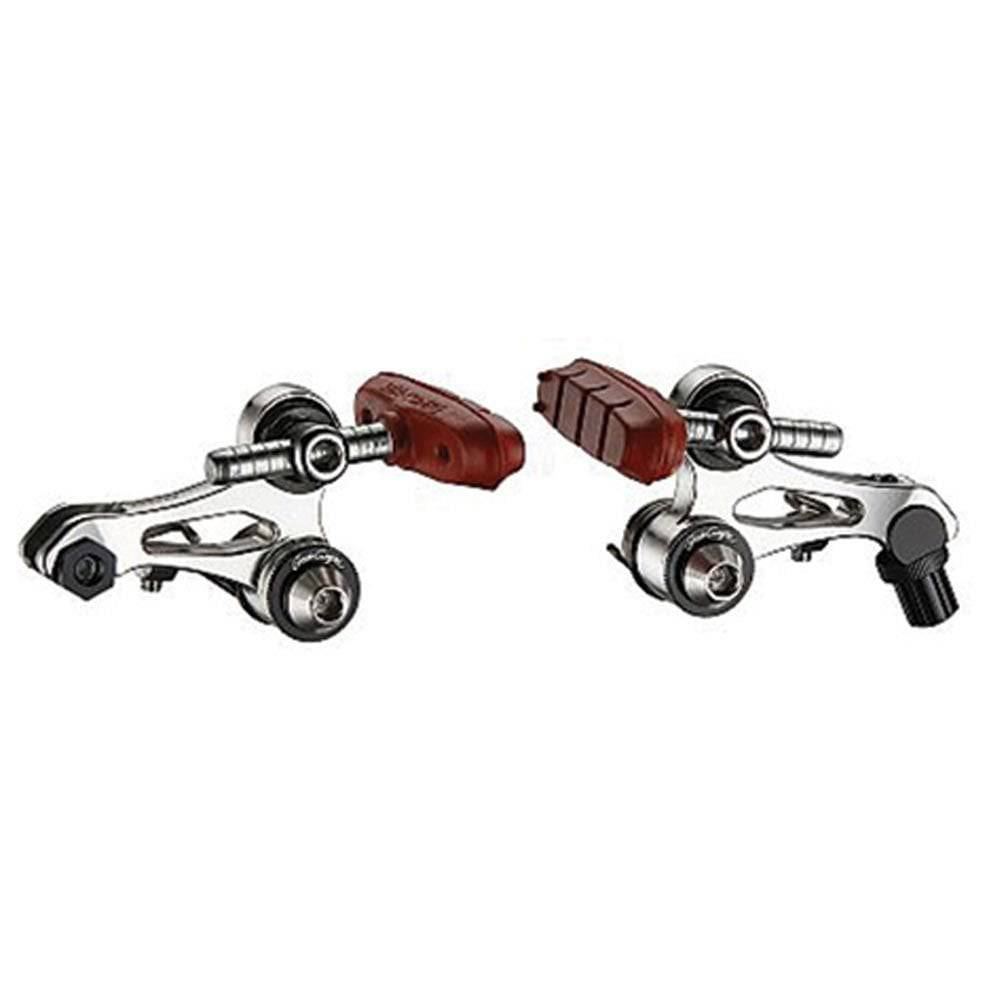 Dia-Compe Gran Compe 999 cantilever brakes with OPC-12 brown pads for reliable bike stopping, shown on a bicycle.