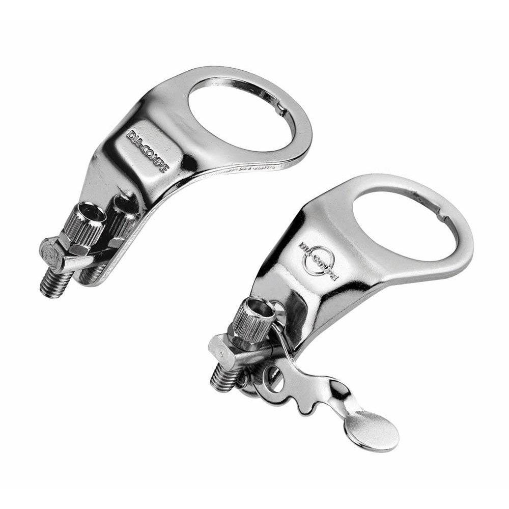 Dia-Compe QR brake hanger for 1-inch steerer, adjustable steel component for bicycle brakes and spares.