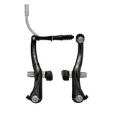 SunRace BCM32 V-brake with durable alloy arms and BSM30 brake pads for reliable bicycle stopping power.
