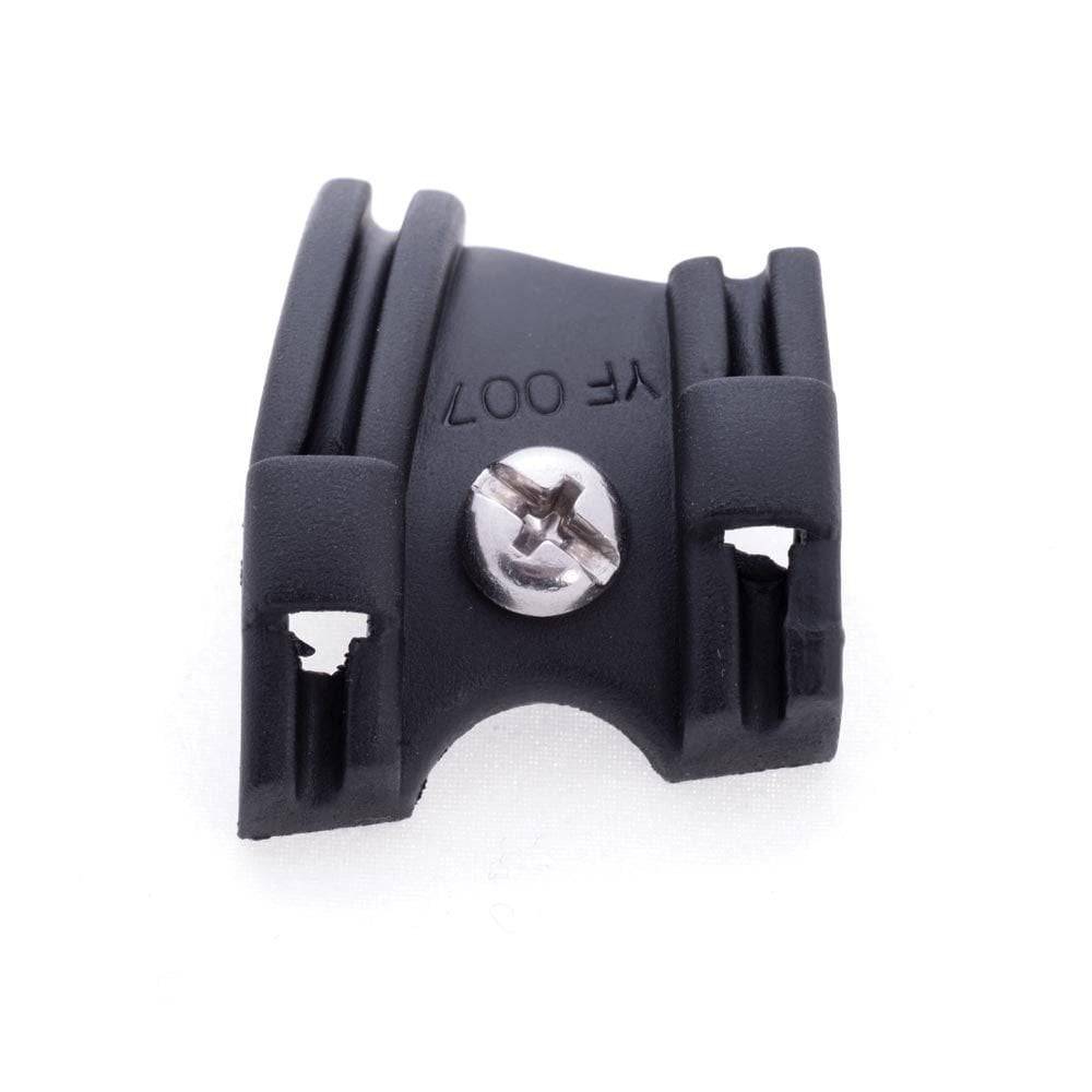 ID BB Cable Guide for English Bottom Bracket bike gear cable spares and accessories, shown attached to bike frame.