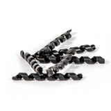 Fibrax spiral cable wraps for bike brake and gear cables, spare accessories for bike components, black plastic spiral cable protectors.