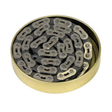 Gusset Components MX SS 3/32" BMX chain with 102 links, grind-friendly flat back design, suitable for BMX bike upgrades