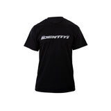 Unisex cotton jersey top by Identiti featuring fingerprint logo design, casual breathable shirt in S to XL size.
