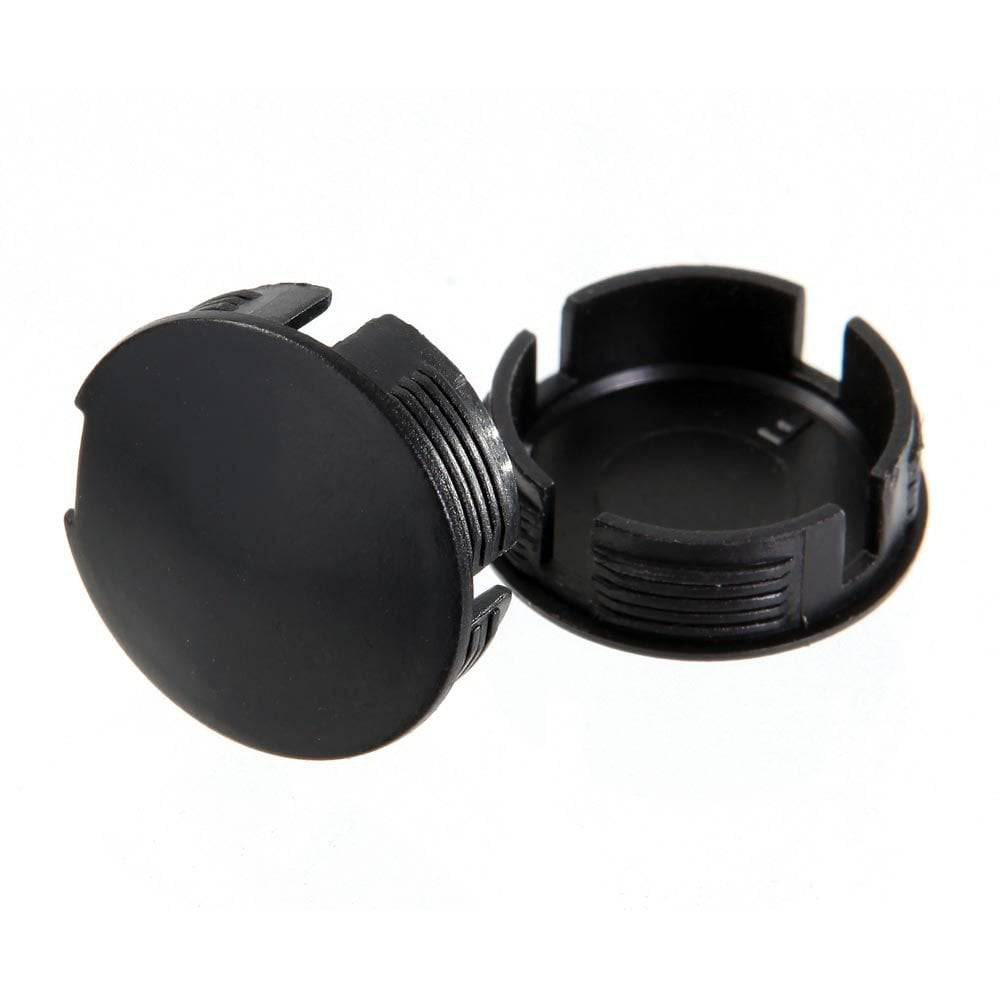 Pair of ID Snap-In Crank Caps for transmission components, showing the black plastic caps with snap-in design.