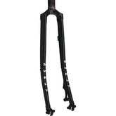 Surly Straggler 650B steel fork with disc brake mounts, ideal for touring and commuting bicycles, shown in the image.