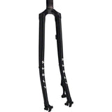 Surly Straggler 650B steel fork with disc brake mounts, ideal for touring and commuting bicycles, shown in the image.