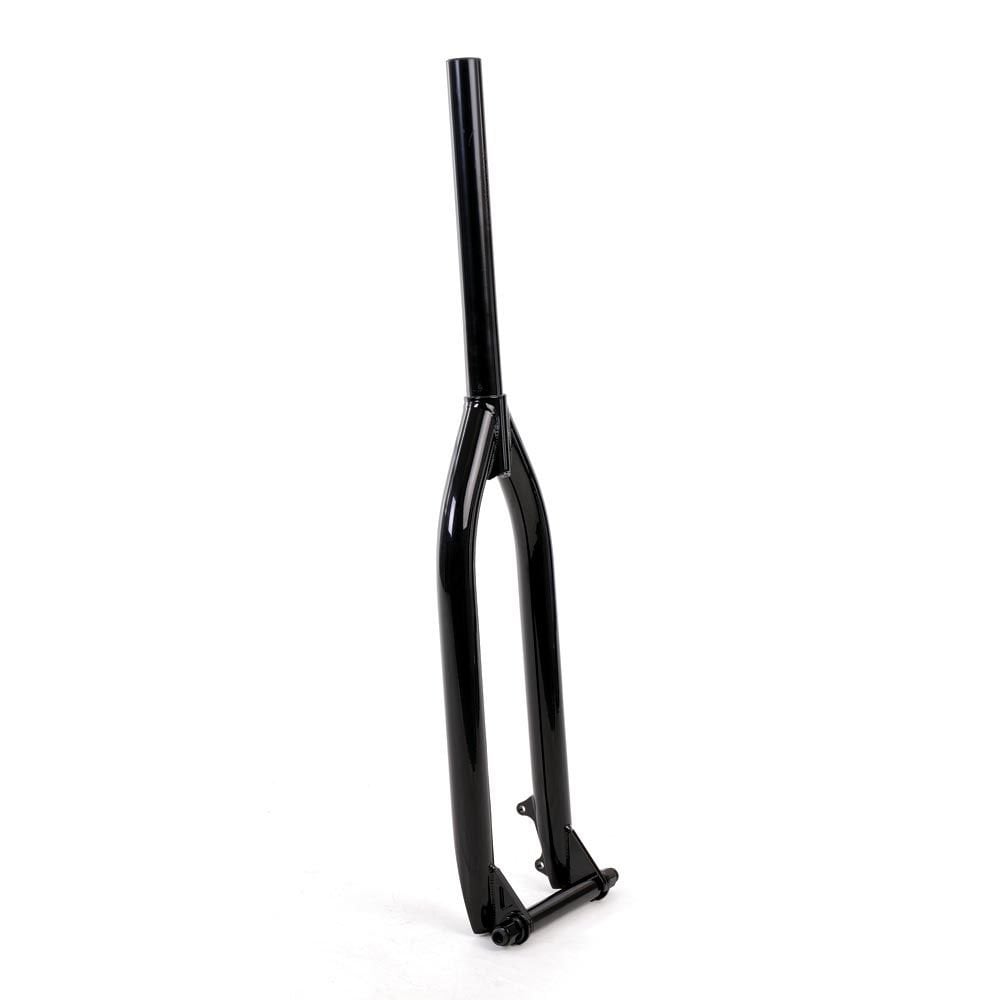 Identiti Rebate 1420 BMX jump forks with 20/14mm axle conversion system, lightweight bike components for BMX riding.