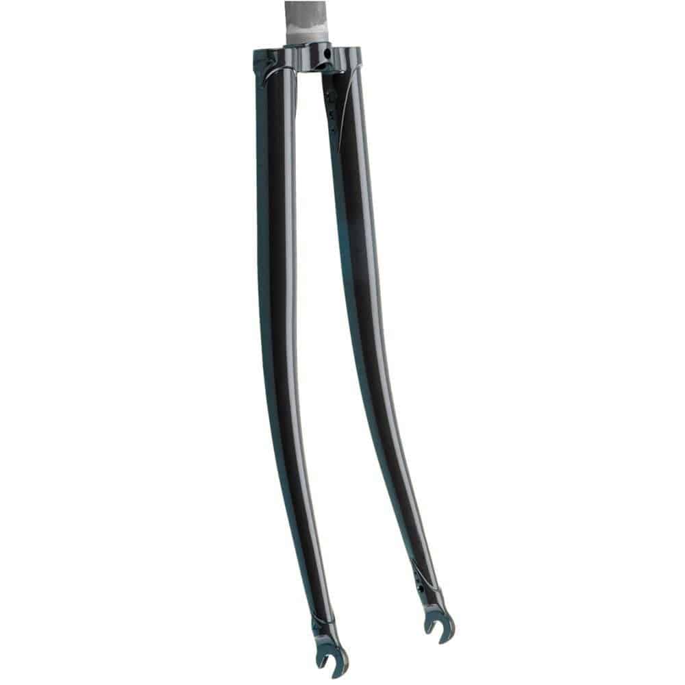 Surly Steamroller fork for fixed-gear bikes with caliper brake mounts and 700c clearance, shown from side view