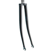 Surly Steamroller fork for fixed-gear bikes with caliper brake mounts and 700c clearance, stainless steel construction.