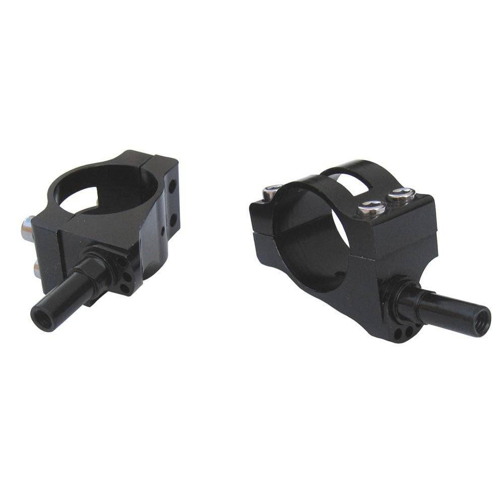 Identiti Rebate Brake Adaptor CNC alloy 4-bolt clamp-on for Canti and V-brake mounts on bicycle components.
