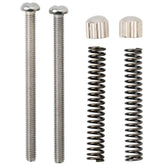Surly M5 bolt covers for bike frames, protective spares and accessories, showing black plastic caps on bike tube bolts.