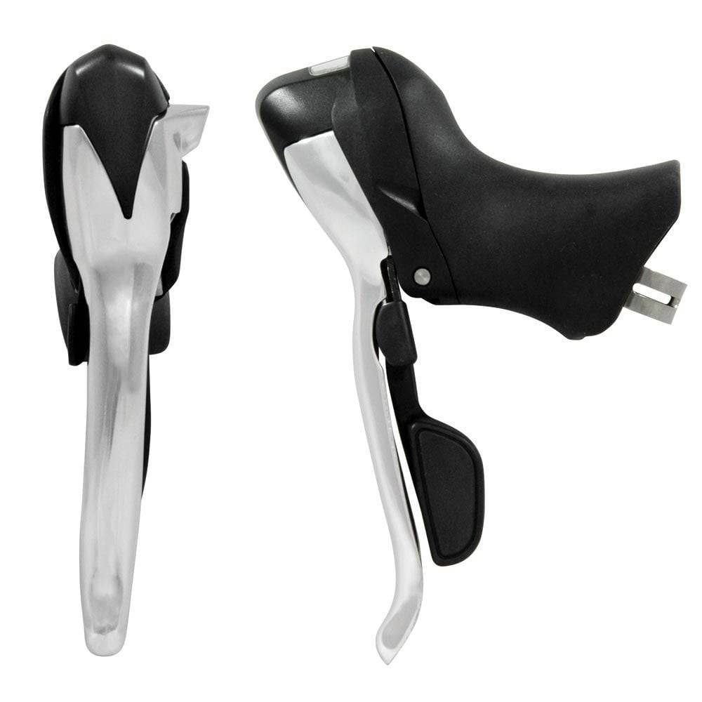 SunRace RS 10-speed road bike brake levers with push push shifters, bike components for seamless gear shifting and braking.