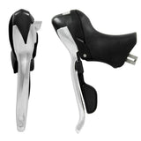 SunRace RS 10-speed road bike brake levers with push push shifters, bike components for seamless gear shifting and braking.