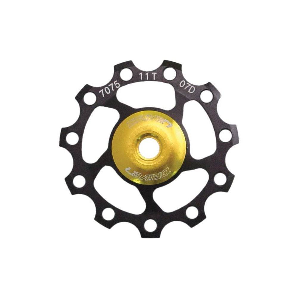 SunRace CNC 11T jockey wheel for rear derailleur, bicycle component, ensuring smooth shifting and precise gear changes.
