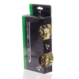 Genetic camouflage bar tape for road bikes with padded EVA foam and cork grip, providing comfort and style for cycling.