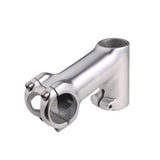 Genetic Aq Road Bike Stem with 31.8mm clamp, compatible with 1 1/8" Ahead system, for bike handlebar connection.