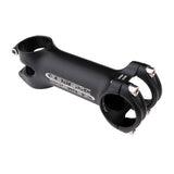 Genetic SLR Road Bike Stem 31.8mm with flip-flop and split bar clamp, showing sleek black bike component with adjustable features.