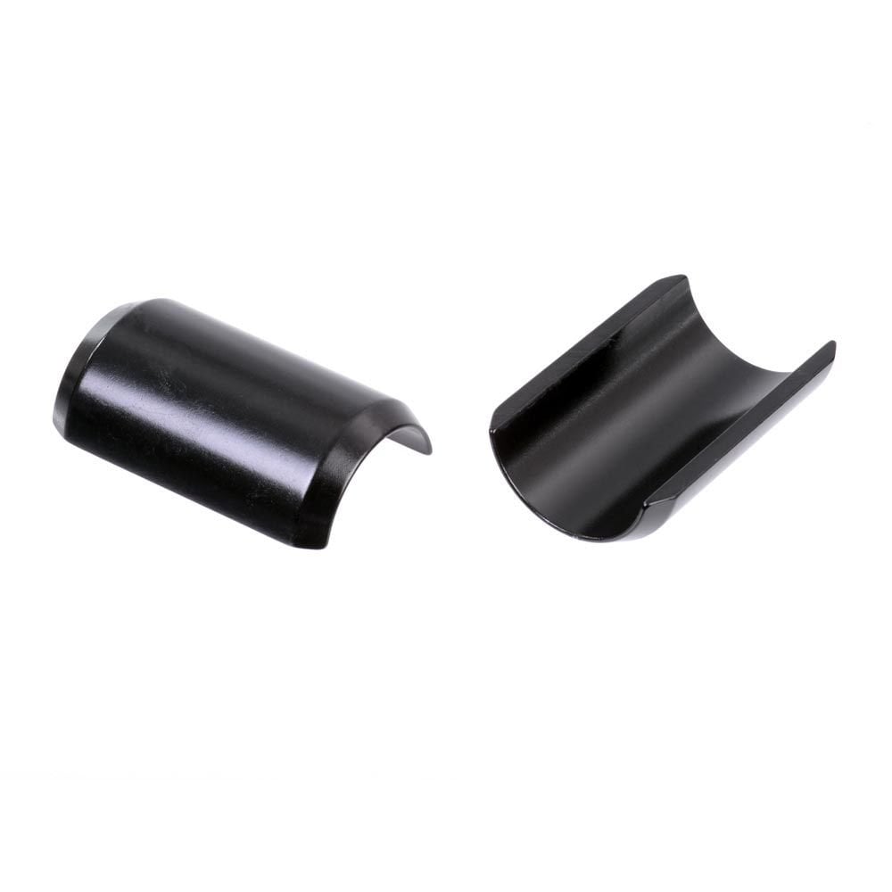 Gusset Components handlebar shim for BMX, MTB, and road bikes, showing a close-up of the black rubber bike handlebar spacer.