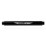 Halo 12mm QR front T-axle adaptor hub spare for quick release forks, bicycle component in black with metal construction.