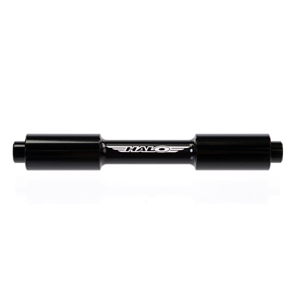 Halo 15mm QR front T-axle adaptor hub spare for quick release forks, bicycle component for secure wheel attachment.