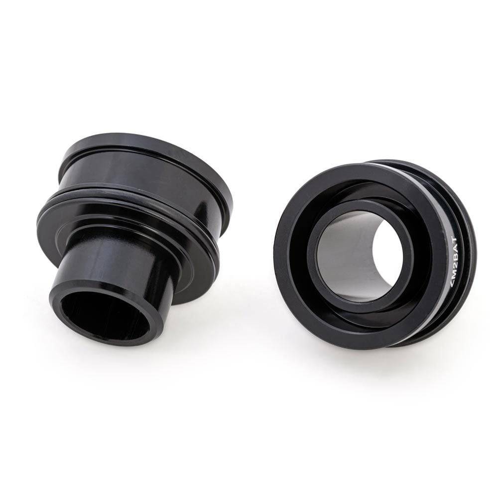 Halo MT2 front boost hub torque cap adaptors for 31mm fork interface, CNC alloy bike components with precise fitting