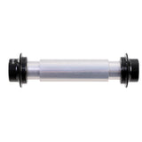 Halo RD front 15mm axle hub spare part for smooth wheel performance, showcasing the black component with detailed design.