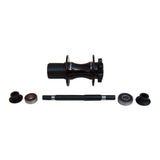 Halo Spin Doctor rear axle kit with CNC Cr-Mo hub, 135mm O.L.D., hollow type, bike components for wheel replacement.