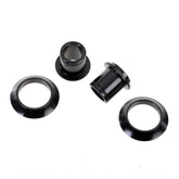 Halo Wide Boy 20mm adaptor set with spare QR cones for front hub upgrades, showing components and quick-release cones.
