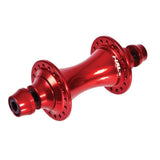 Halo MXR BMX bike front hub featuring sealed bearings and multiple spoke options for durable, high-performance cycling components.