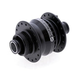 SP Power Dynamo Hub with 6V 3W output, 15mm thru-axle, and center lock disc mount, designed for bicycle wheel components.