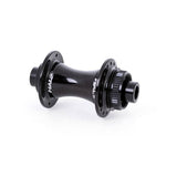 Halo RD2 centerlock road disc brake hub for bicycle wheels, showing the durable hub with disc mount and spokes in a close-up view.