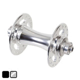 Halo Ro Front Hub 32H quick-release alloy axle with 6-drive system for road bikes, showing the hub and quick-release lever.