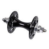 Halo Track Hub with Japanese sealed bearings, 32-hole front cycling hub for track bikes, durable and high-performance component.