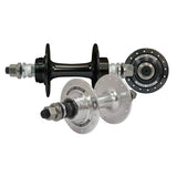 Sturmey Archer sealed bearing track hub for fixed and freewheel bikes, showcasing durable bicycle component with precise construction.