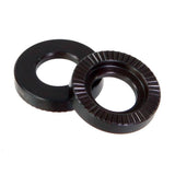 Halo Butch Axle Washers bike wheel components with anti-slip design and sharp teeth for secure fit and easy cleaning.
