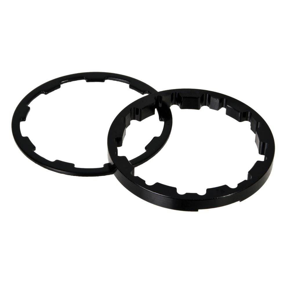 Halo Track Fix-G Ram Washer Kit for bike wheel hub maintenance, showing metal washers and components for bike repair.