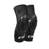 TSG Task A 2.0 knee protection with detachable shin guard, impact safety clothing for motocross or biking activities.