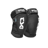 TSG All Terrain Knee Pads with adjustable straps, designed for skateboarding and street skating protection.