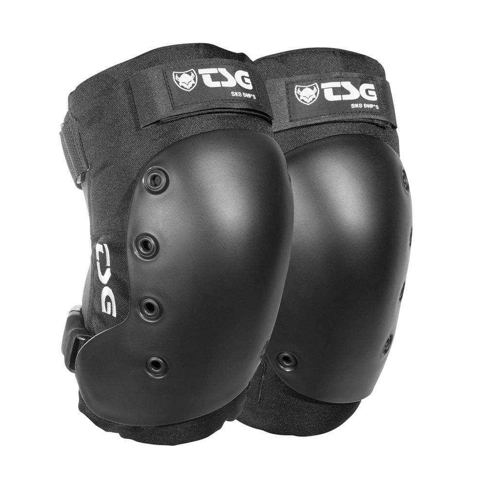 TSG Sk8 DHP knee pads for downhill and extreme skating, padded protective gear for skateboarding and extreme sports.