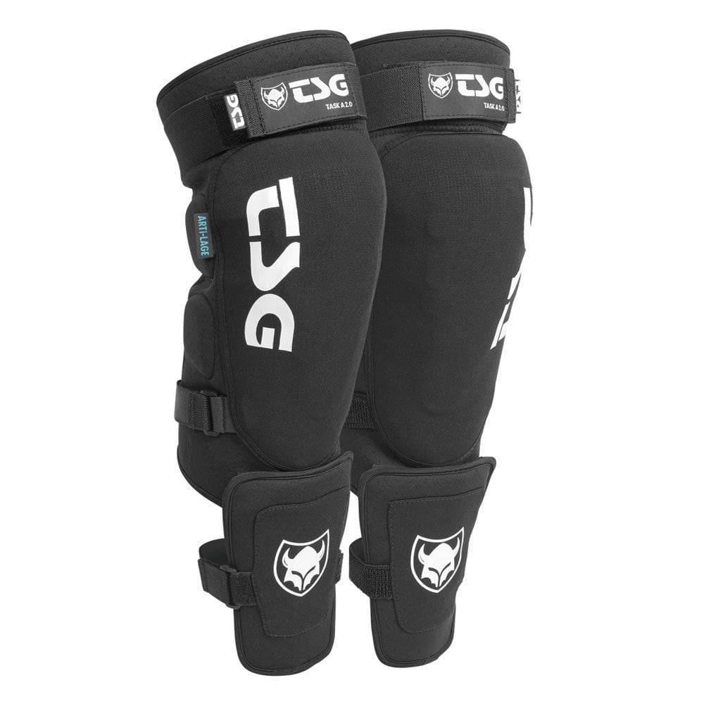 TSG Task A 2.0 knee protection with detachable shin guard, impact safety clothing for knee and shin protection.