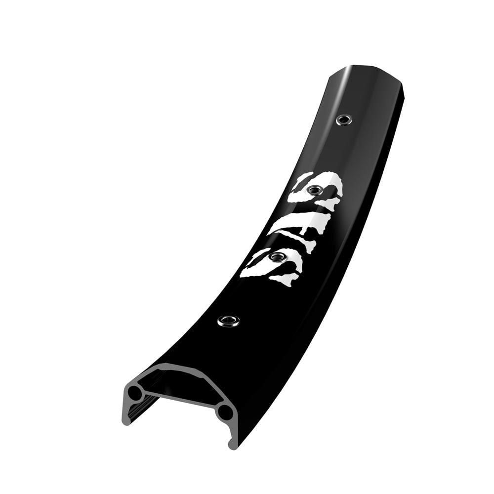Halo SAS 27.5-inch MTB rims for downhill, jump, and BSX riding, tubeless compatible mountain biking components.
